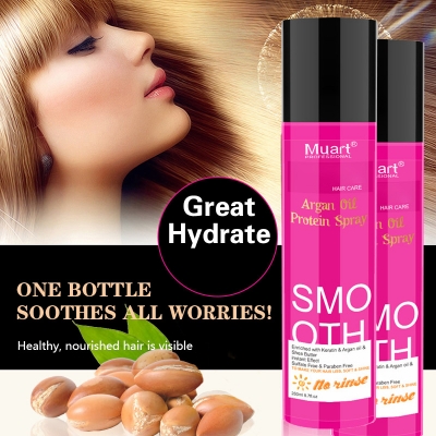 hair spray+renewal keratin smooth thermal protector conditioning spray