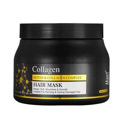 【argan oil Hair Mask 500Ml】Brazilian Keratin Collagen Amino Acid Deep Damage Repaired